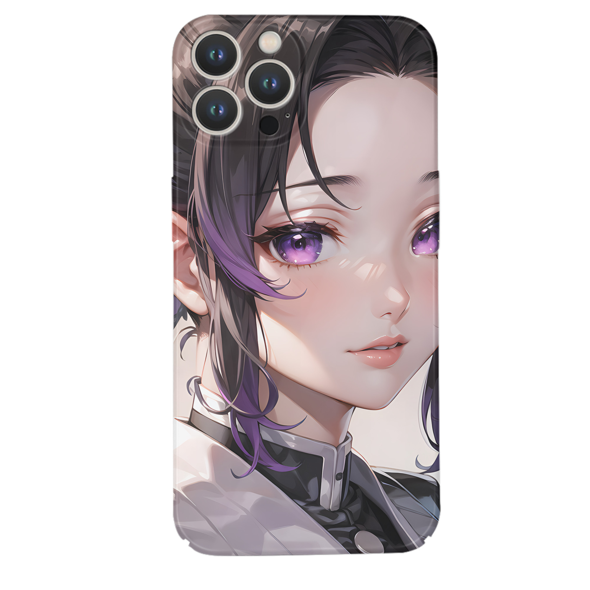 （画像用） 鬼滅の刃（きめつのやいば）蟲柱-胡蝶 しのぶ／こちょう しのぶ Kochou Shinobu 【iPhone 14シリーズ対応】ハードケース